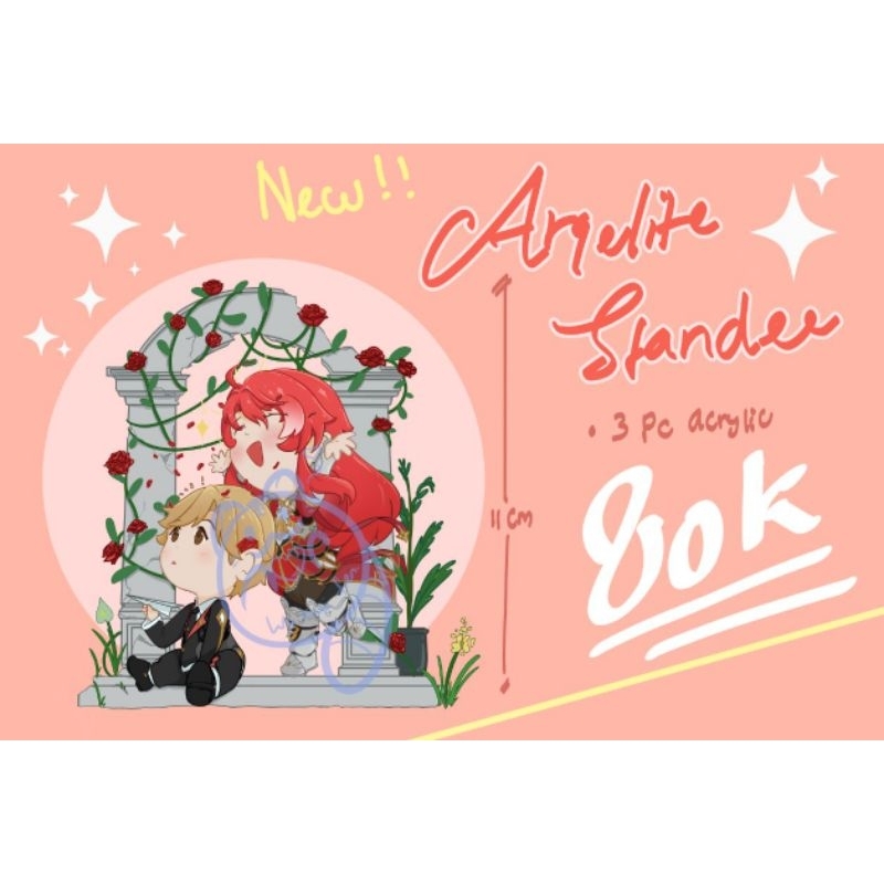 Argelite (Argenti - Velite) Acrylic Standee - Honkai Star Rail (Art By: Wu Kui Fen)