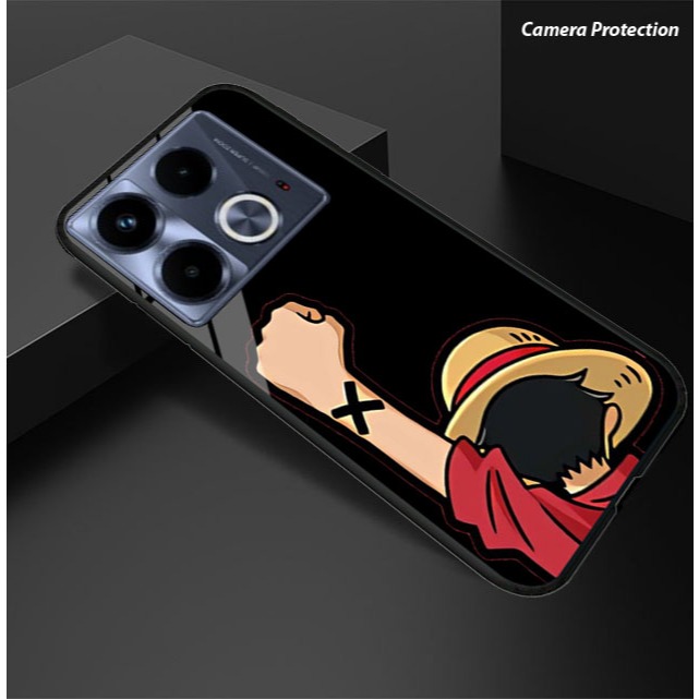 Softcase Glass [SC239] For Infinix Note 40 - Softcase Glass Infinix Note 40 - Kesing Hp Infinix Note