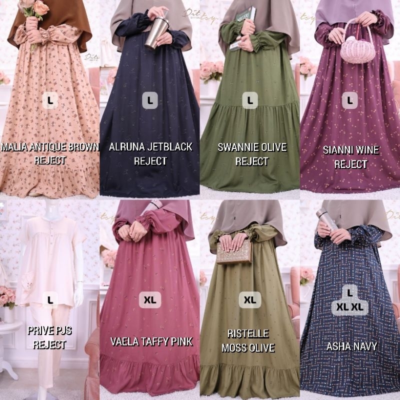 DITSY MARET 2024 DITSY | NO PAYLATER NO CREDIT CARD |  TENT TOSCA NOLLY ROUGE PINK RYLLE DUSTY PINK 