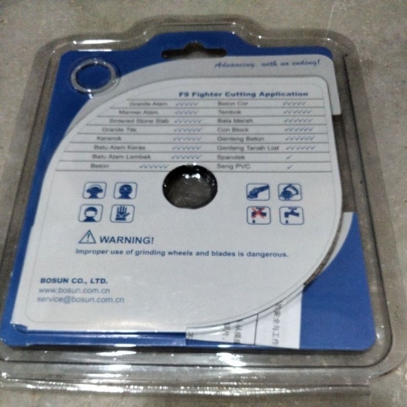 Bosun F9 Fighter..Icut Bosun diamond wheel 4 inch..ORI