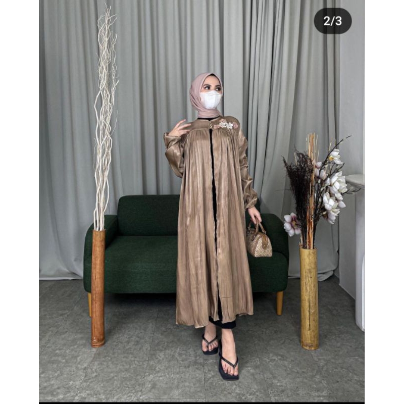 OUTER PREMIUM BAHAN SHIMMER SILK NEW