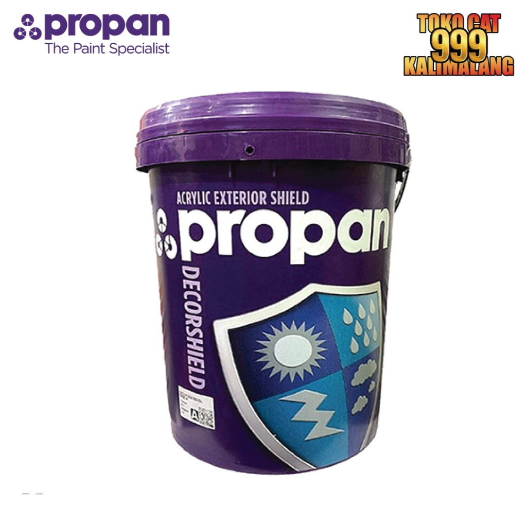 Cat Tembok Exterior Propan Decorshield DW-500 Warna Putih 9101 20 Ltr