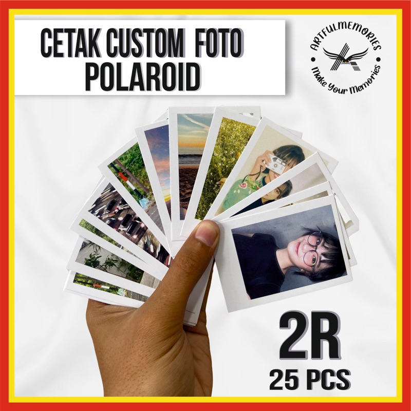 Polaroid 2R PUTIH (25PCS)