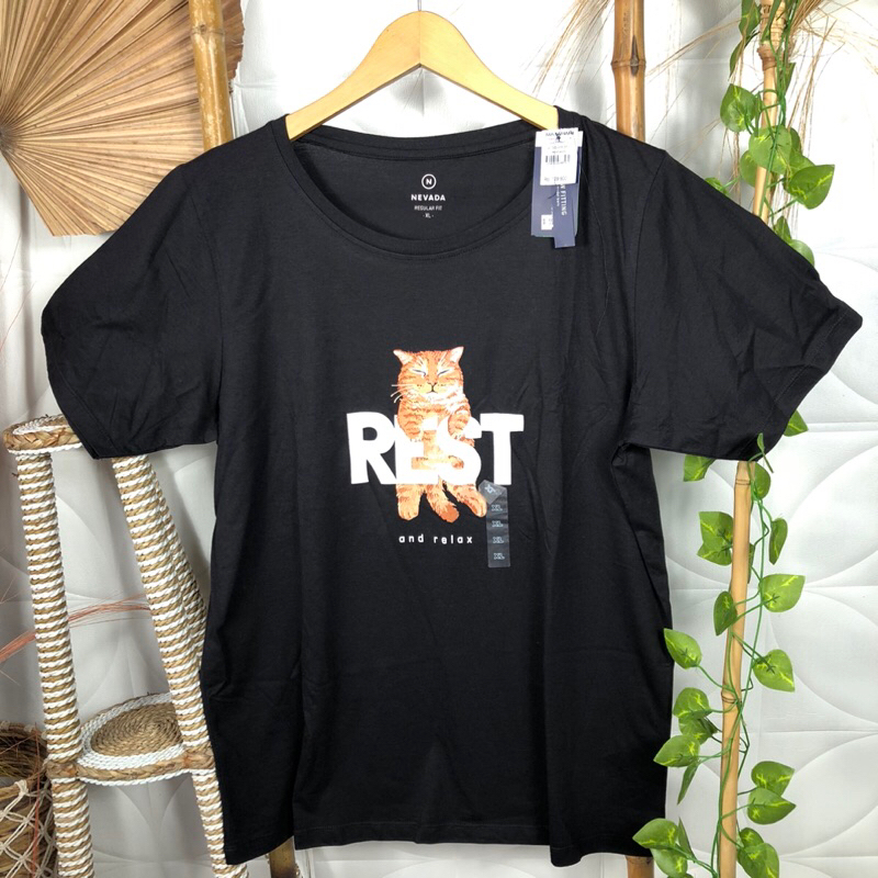 kaos lengan pendek wanita Brand Nevada