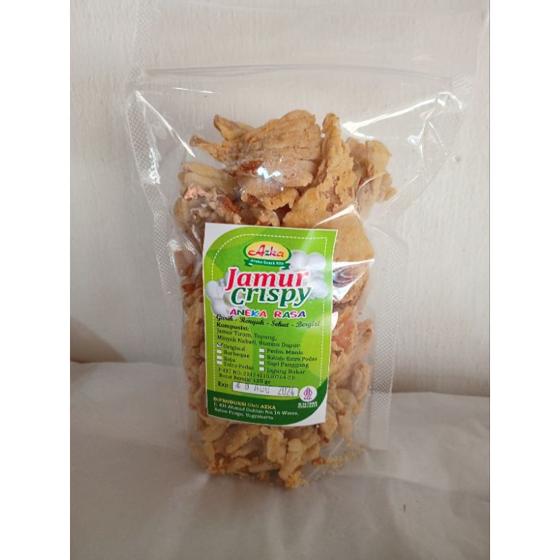 

[ 125 Gr ] Keripik Jamur Crispy Gurih dan Renyah Tanpa Pengawet