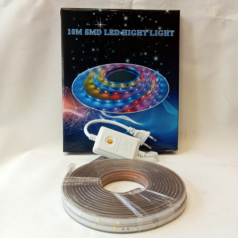 AUTOLUX LED STRIP 8 METER FULL / 10 YARD 10 M SMD LED HIGHT LIGHT TERMASUK SOCKET SOKET