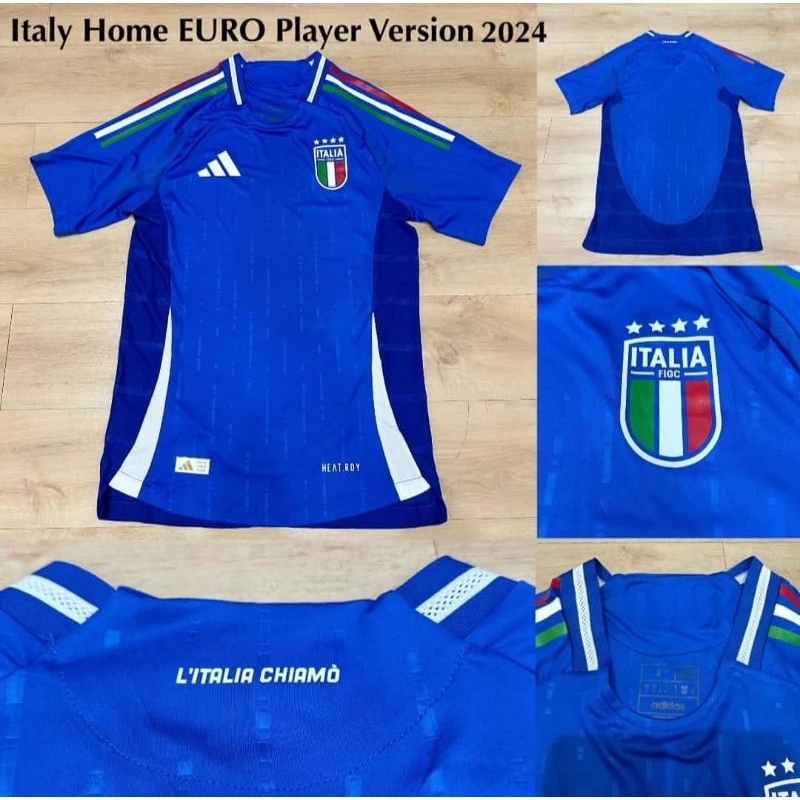 (PLAYER ISSUE) - JERSEY BOLA ITALIA HOME EURO 24/25
