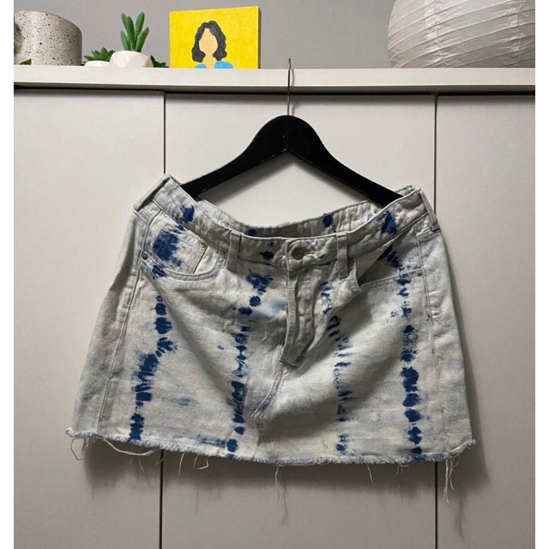 prelove rok jeans h&m tie dye