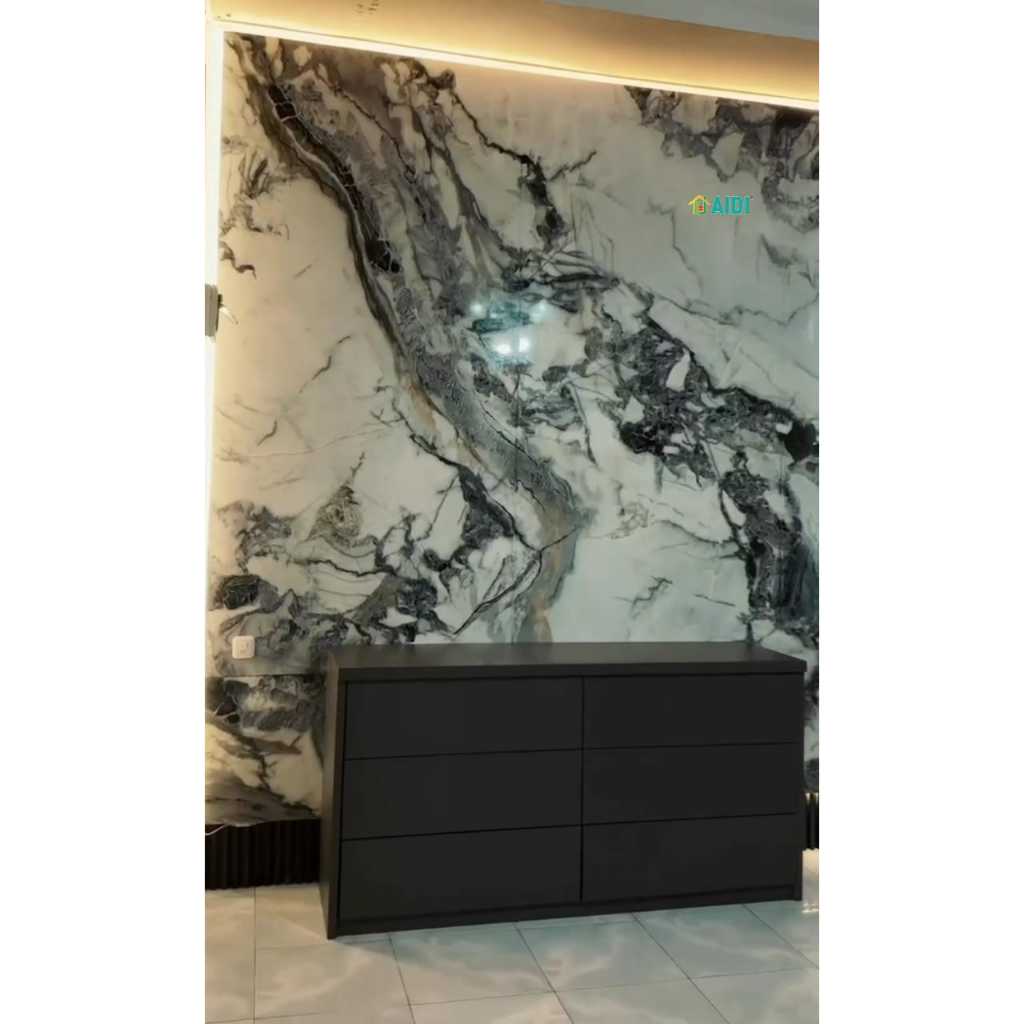 AIDI HPL BOOKMATCH GLOSSY MARBLE GLOSSY PREMIUM AH FSYZ21 7081 T A B C