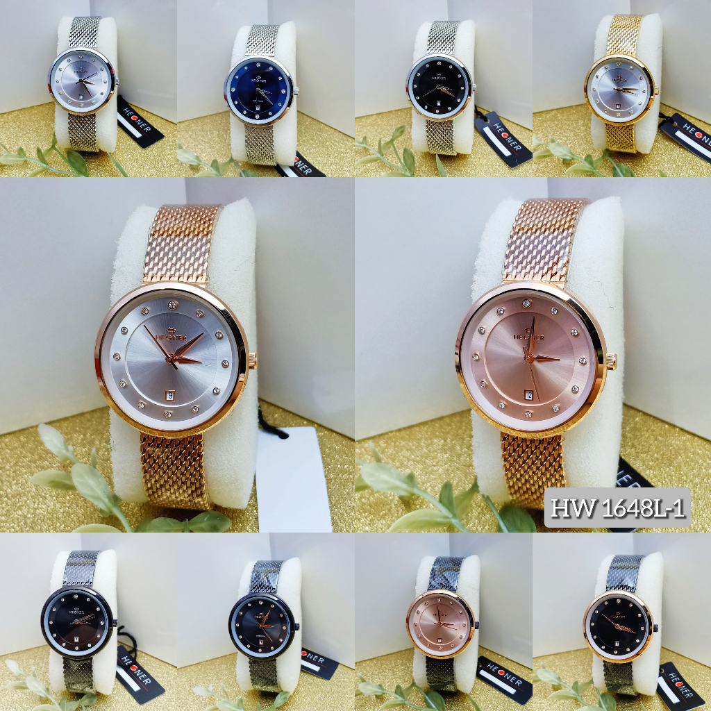 HEGNER JAM TANGAN WANITA HW 1648L-1 ORIGINAL GARANSI RESMI