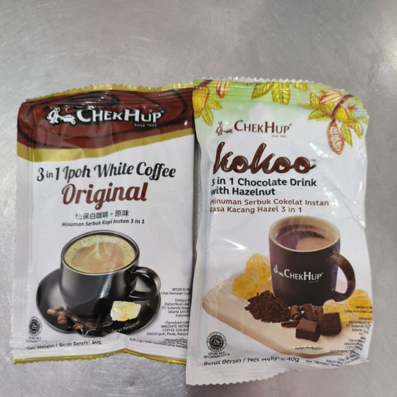 

ECER Chek Hup White Coffee 3 in 1 / Koko Hazelnut