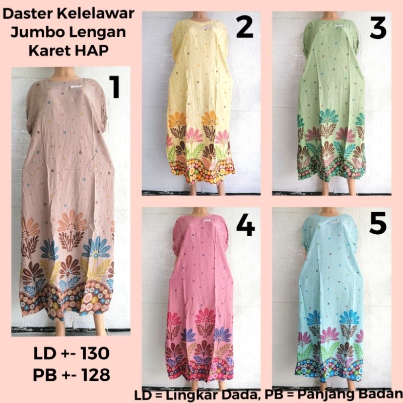 DASTER KELELAWAR LOWO JUMBO LENGAN KARET HAP DASTER MODERN KEKINIAN ADEM IDMM + BTNG