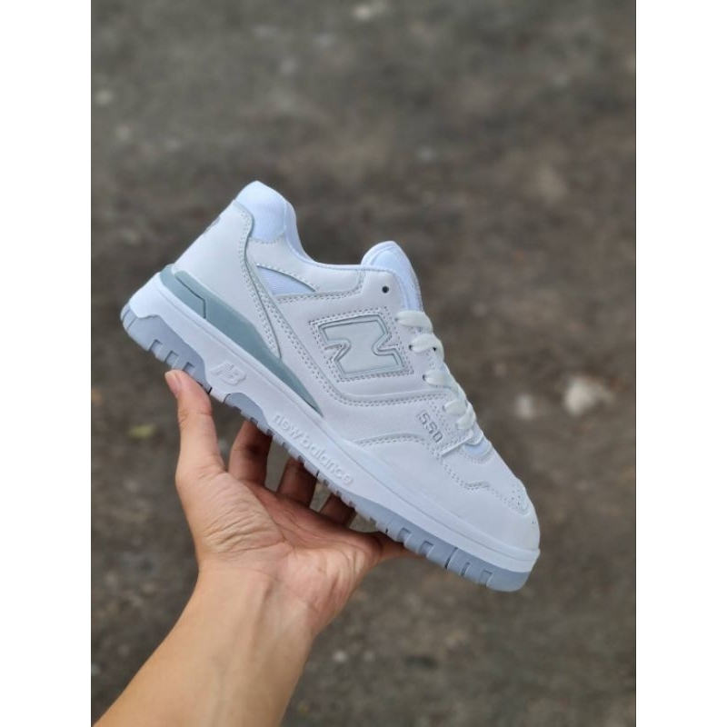 Sepatu NB New Balance 550 White Grey Import Size 36-44