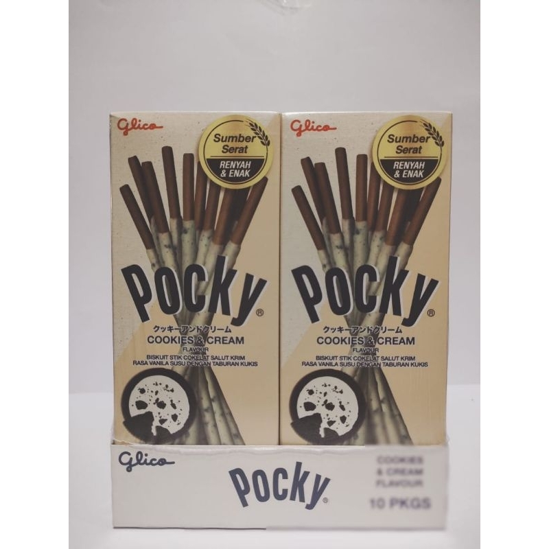 

glico pocky mini pack cookies&cream 1 pack isi 10pcs×21gr