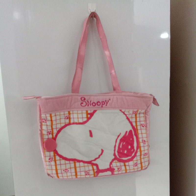 Preloved tas tenteng Snoopy