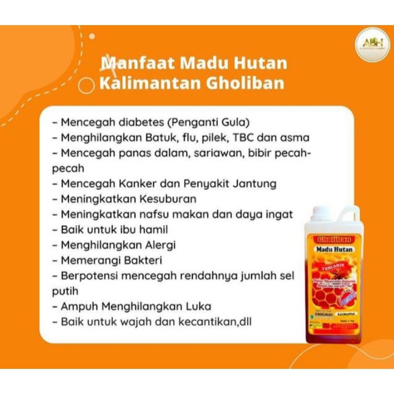 

Madu murni Gholiban kalimantan