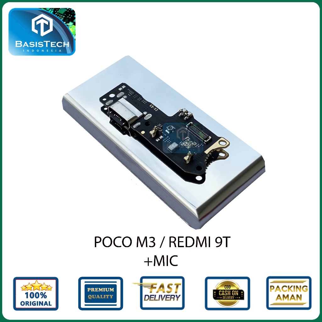 FLEXIBLE KONEKTOR CAS CHARGER XIAOMI POCO M3 - REDMI 9T - REDMI 9 POWER ORIGINAL QUALITY