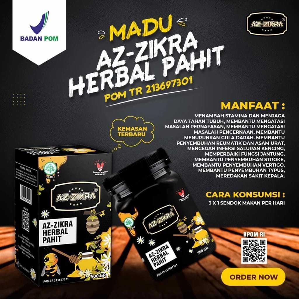 

Madu Hitam Pahit AZ-ZIKRA Original 500gram