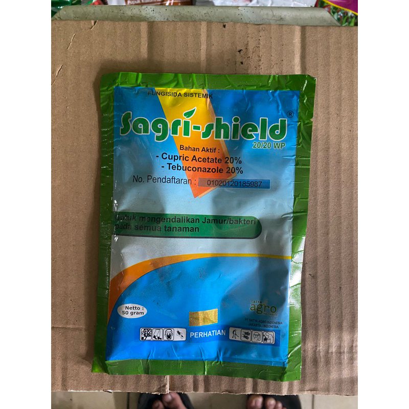 Fungisida sagri shield 20/20WP isi 50gram