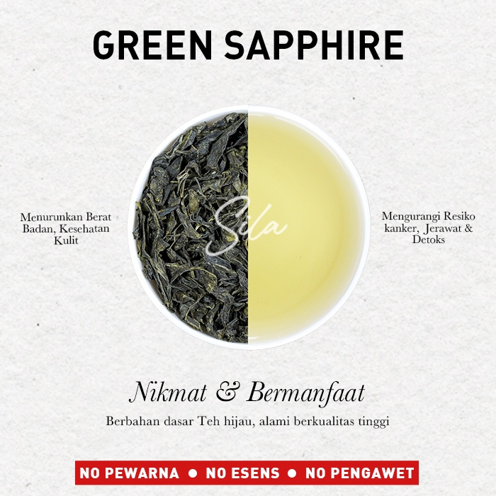 

Sila - Green Sapphire - Pure Specialty - The Finest Series - Bulk Loose Tea - The Premium - Green Tea