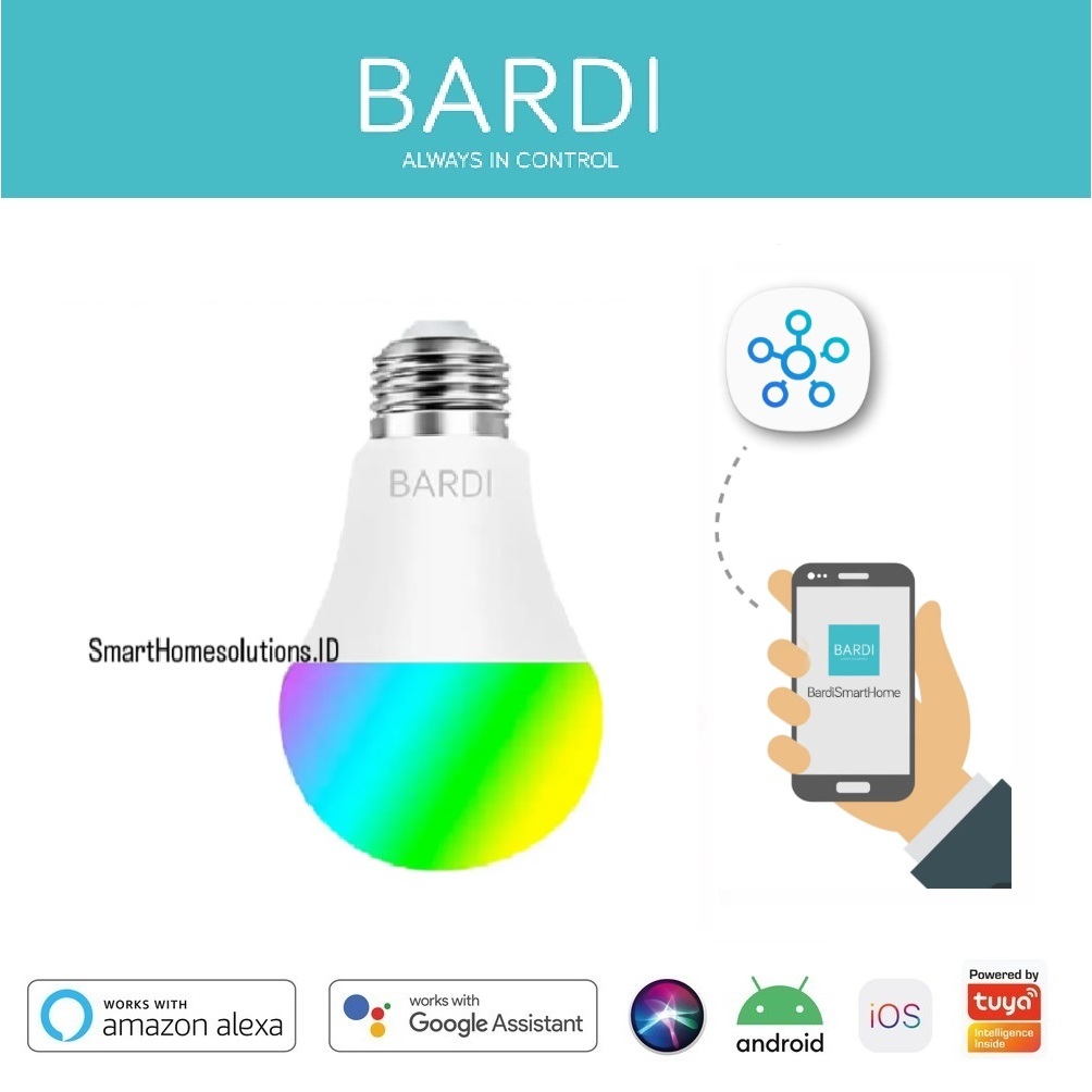 Bardi Smart Light Bulb Bluetooth 9W RGBWW