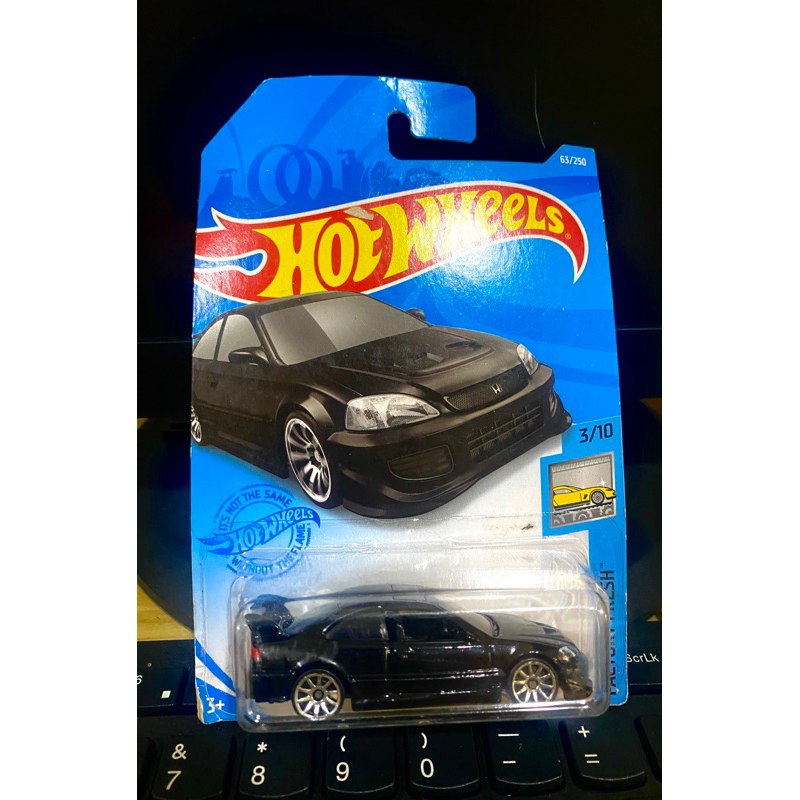 hotwheels honda civic si hitam