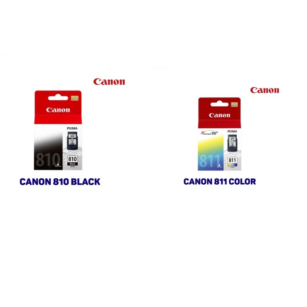 Tinta Canon 810 Black Original Cartridge PG-810 /  811 Color Original Cartridge CL-811