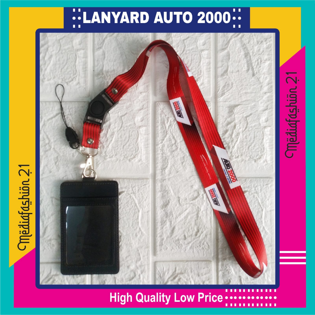 

Lanyard Tali Gantungan ID Card AUTO 2000 Free Strap Gantungan Flashdisk