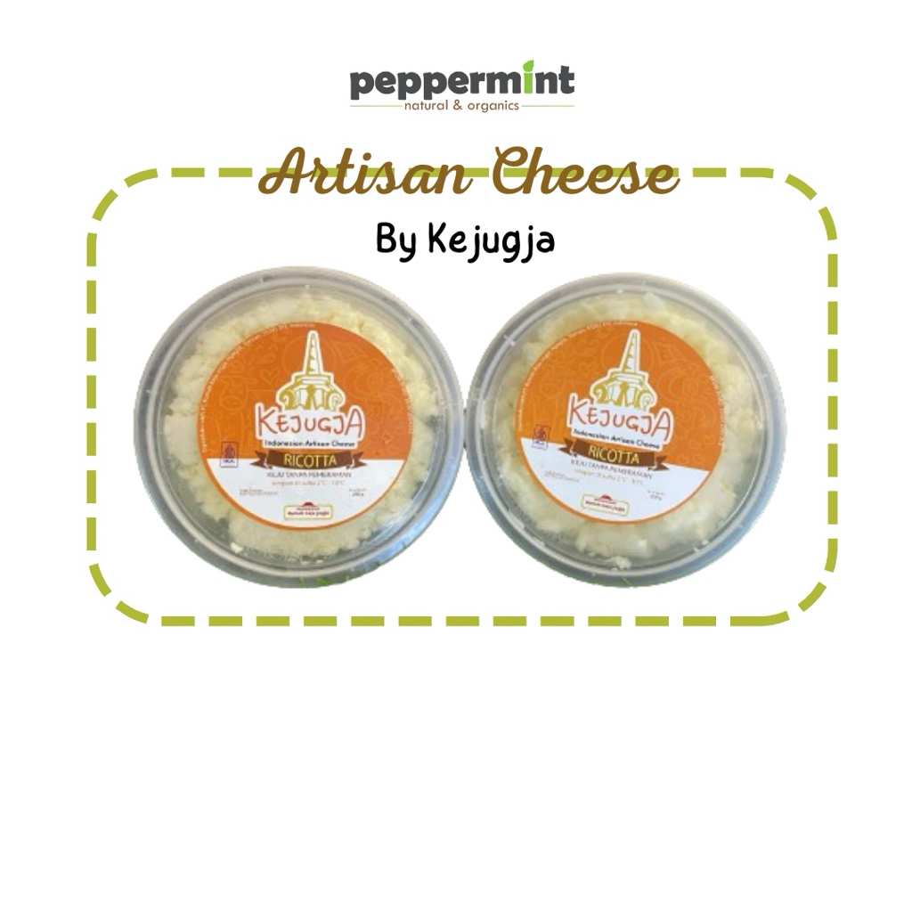 

Kejugja Keju Ricotta (250 gr) / Keju Tanpa Pemeraman
