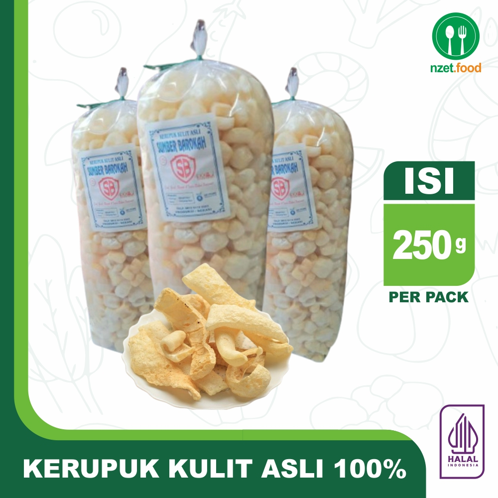 

KERUPUK KULIT 250 GR DOROKDOK KRUPUK JANGEK / RAMBAK / KERUPUK KULIT SAPI / ASLI HALAL