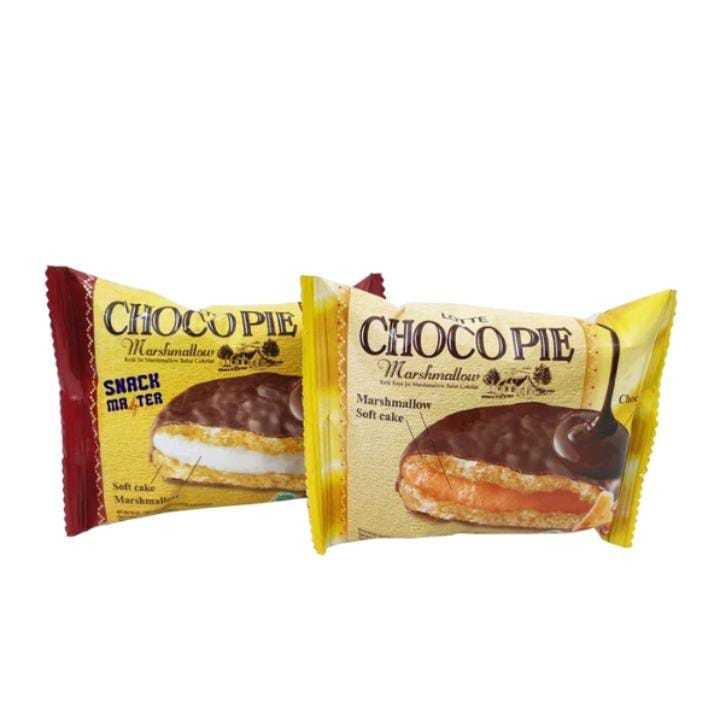 

Chocopie Lotte Marshmallow rasa chesse, chocolatte - netto 28gr