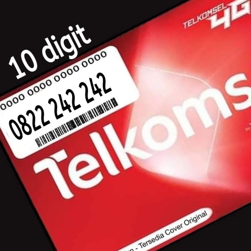 NOMOR CANTIK TELKOMSEL PRABAYAR 10 DIGIT ISI ULANG 0822 242 242