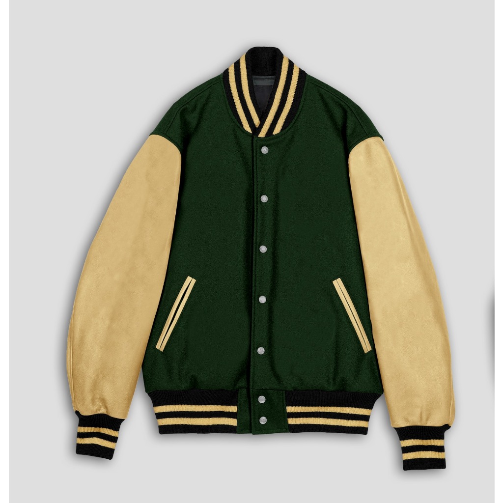 Jaket BASEBALL POLOS / Jaket VARSITY POLOS / Jaket BASE BALL POLOS Pria Wanita Fleece Tebal Halus