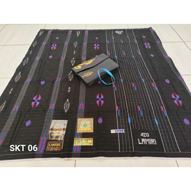 Sarung Lamiri Songket tipe SKP Black Edition  || COD Sarung Lamiri Murah Berkualitas
