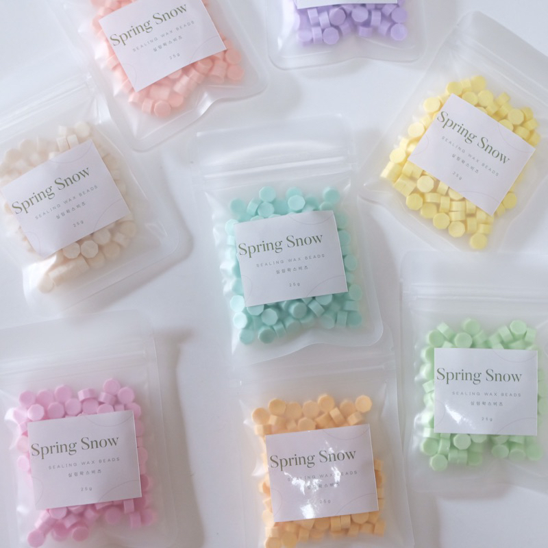 

Wax Seal Beads Pastel Color 1 Pack 25gr