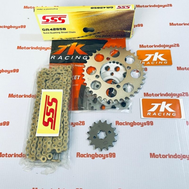 GEAR SET TK RANTAI SSS RX KING F1ZR JUPITER Z VEGA LAMA VEGA R NEW JUPITER MX LAMA MX NEW