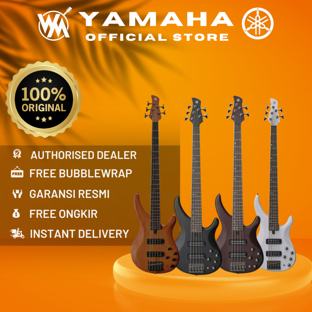 Yamaha TRBX505 Gitar Bass Elektrik TRBX 505 / TRBX-505 All Varian (TERSEDIA 4 WARNA)
