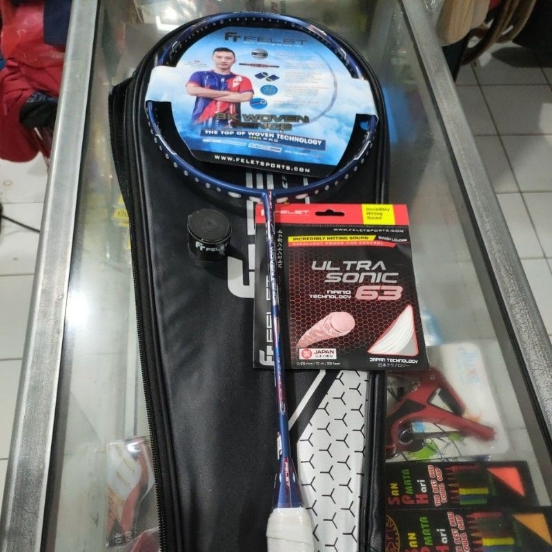 RAKET BADMINTON FELET 3K WOVEN FENCE ORIGINAL