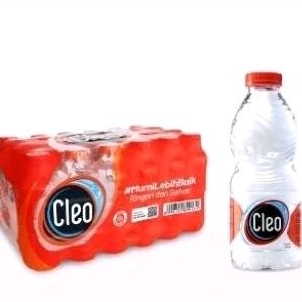 

Air minuman Cleo 200ml 1pak 24botol