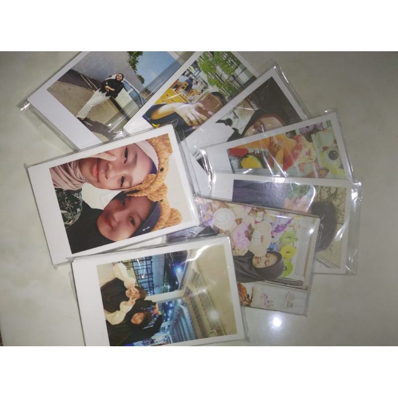 CETAK FOTO UKURAN 2R/FOTO POLAROID/FOTO 6 cmx 9 cm/FOTO POLAROID CUSTOM LAMINASI/FOTO POLAROID