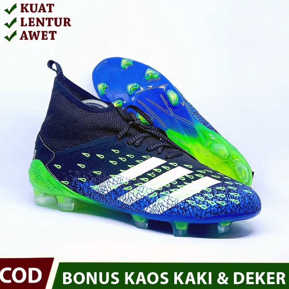 READY Sepatu bola adidas predator freak terbaru bonus kaos kaki dan deker