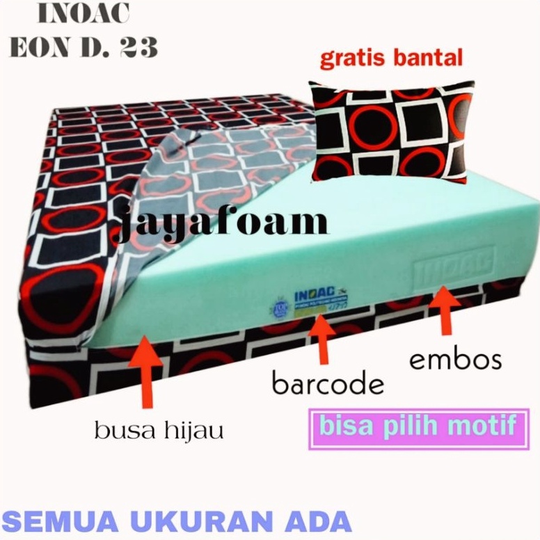 Recomended Kasur busa inoac no 1 eon d23 Tebal 3cm Tebal 25 cm Tebal 2 cm Tebal 15 cm Tebal 1 cm teb