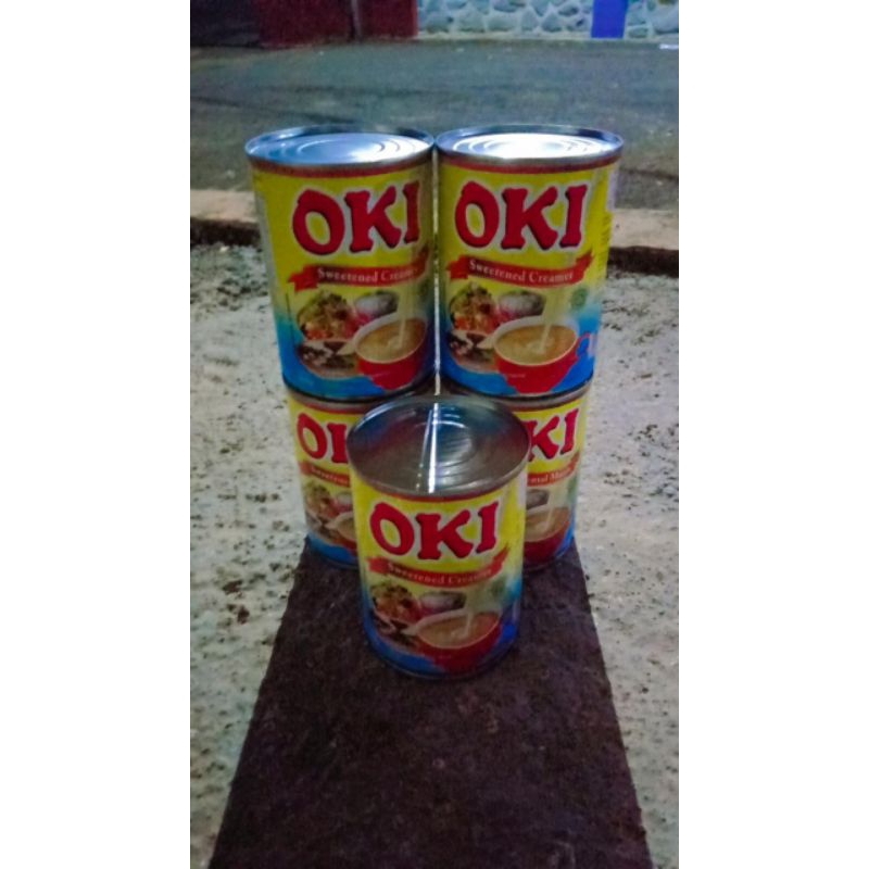 

susu OKI 500gr isi 5 kaleng eceran Susu Krimer kental manis ready stok