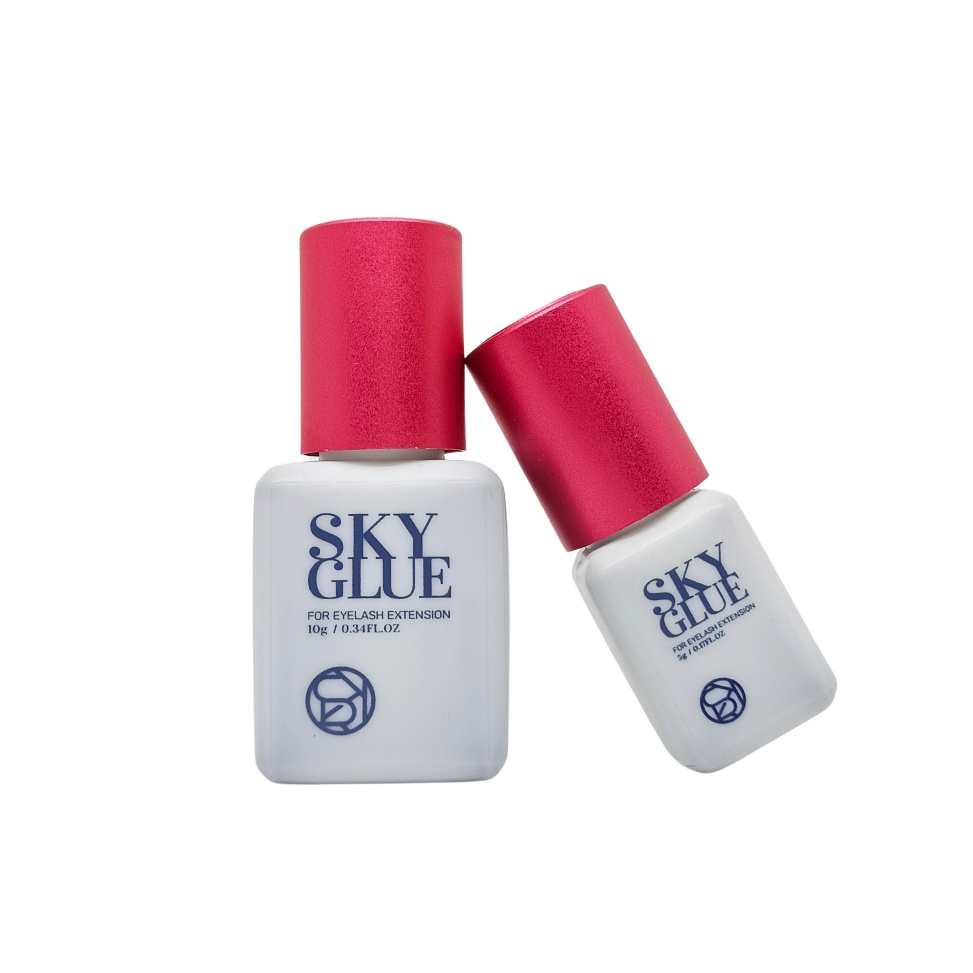 Terbaik Sky glue 5gr 1gr lem eyelash extension glue tutup merah