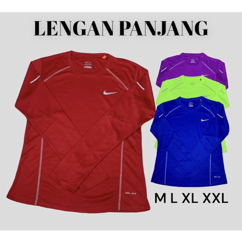 READY BAJU SENAM LENGAN PANJANG KAOS DRYFIT WANITA LENGAN PANJANG BAJU OLAHRAGA SENAM AEROBIK ZUMBA