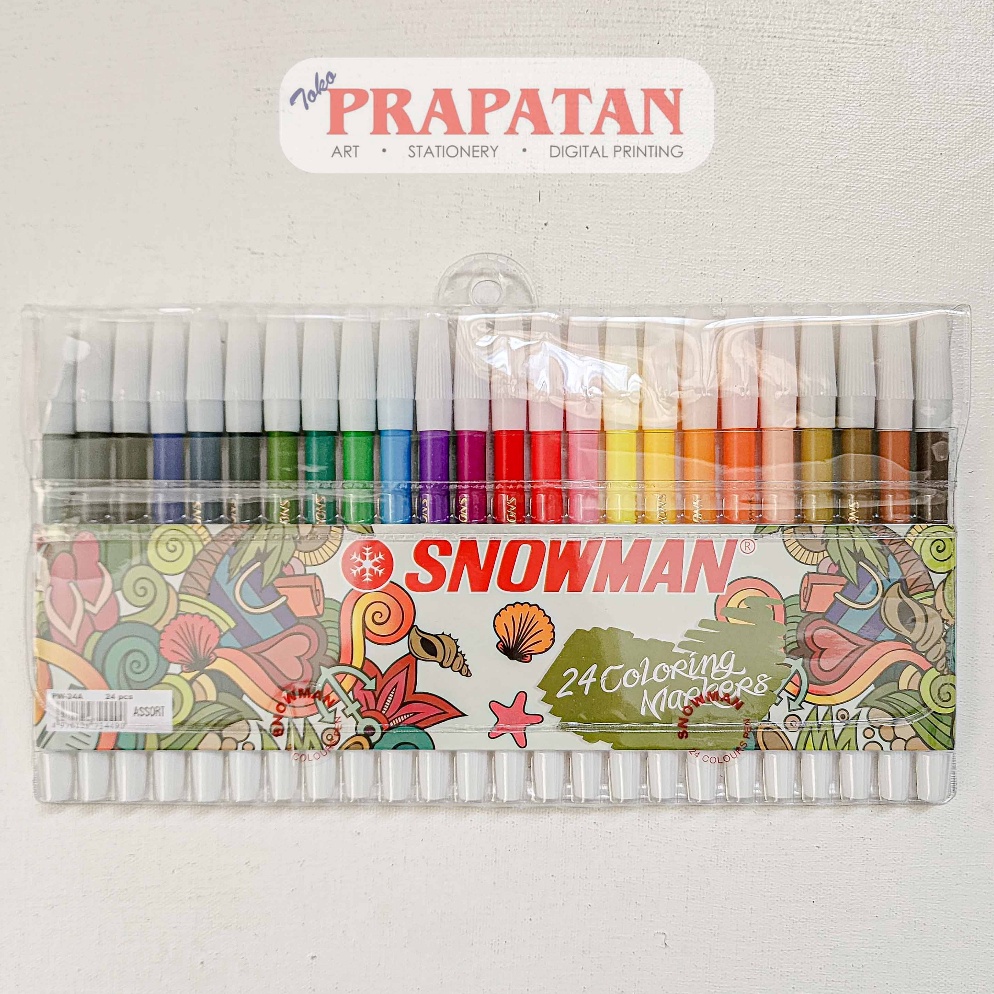 

Snowman PW24A Color Marker Set 24c Spidol Warna KODE S5J4