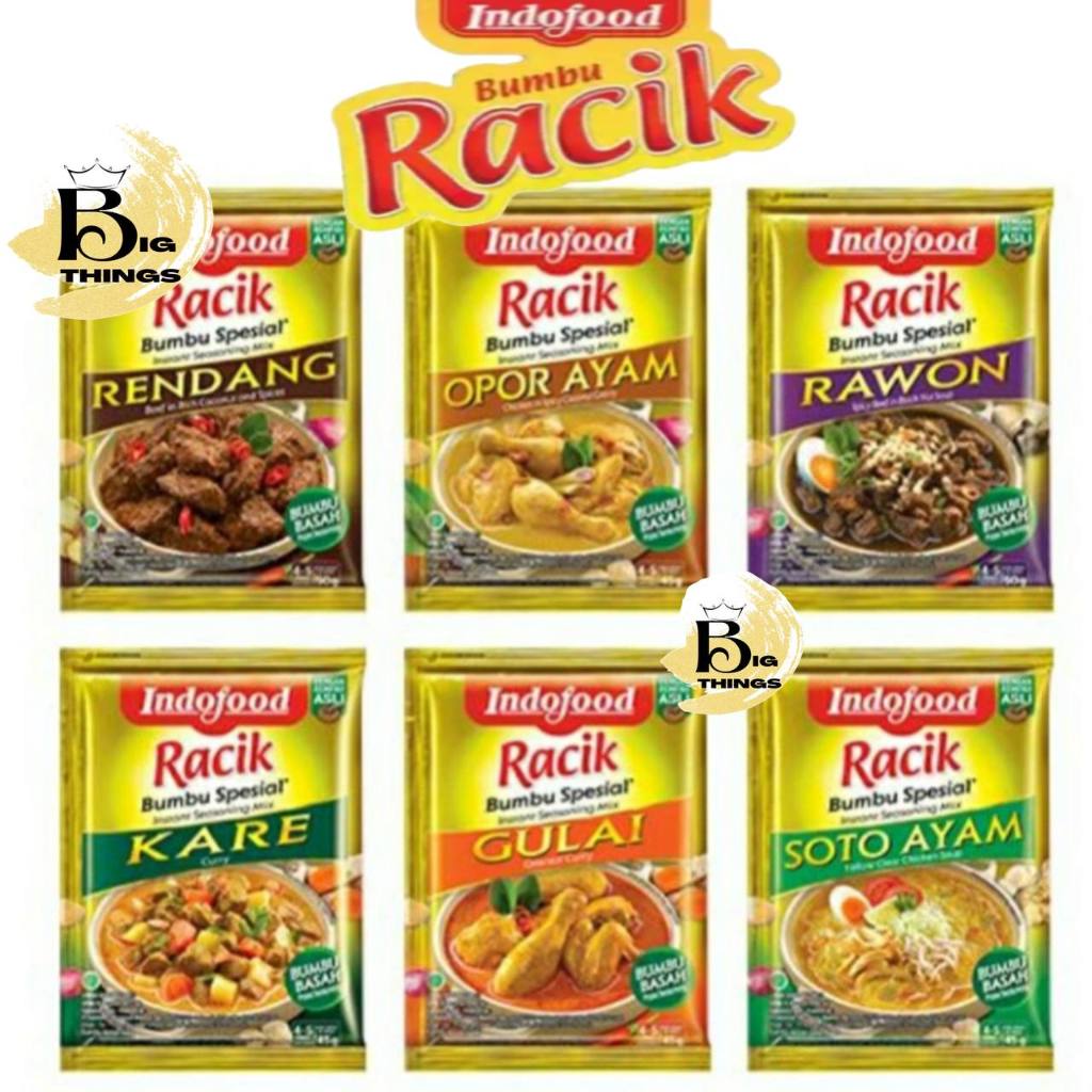 

RACIK BUMBU INSTAN INDOFOOD BUMBU SPECIAL ANEKA VARIAN RASA MASAKAN