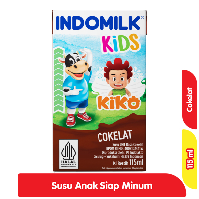 

INDOMILK Kids Susu UHT Chocolate 115 ml