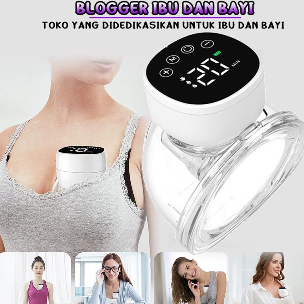 REKOMENDASI pompa asi electric pompa asi handsfree Wearable Handsfree Wireless Electric Breast Pump 