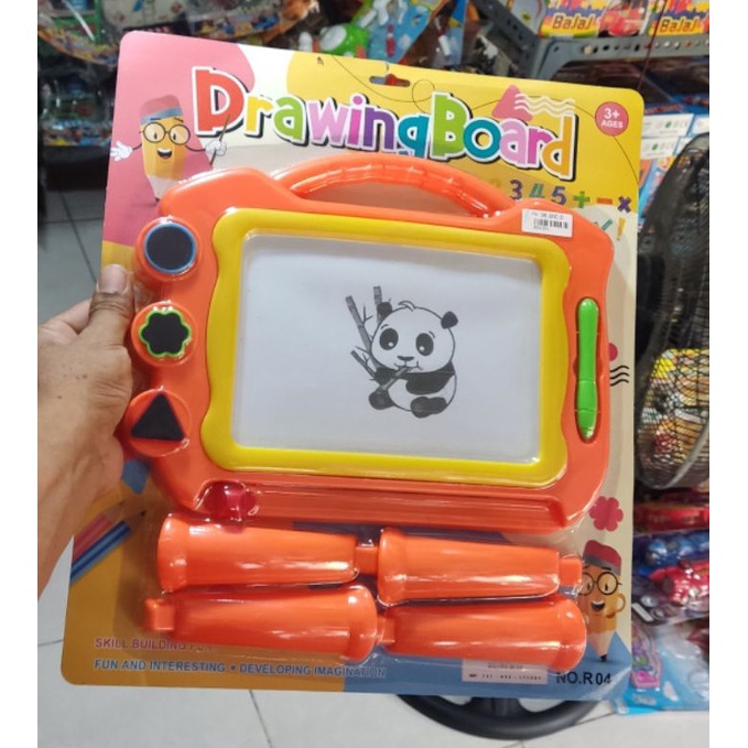 

KEMASAN BARU Mainan Papan Tulis Magnet Ada Kakinya Magnetic Drawing Board Mainan Edukasi KODE T8I3